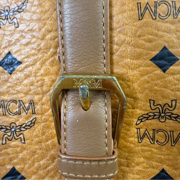 Used MCM Brown visettos Crossbody Bag with Logo Pattern see other pictures - Picture 4 of 16
